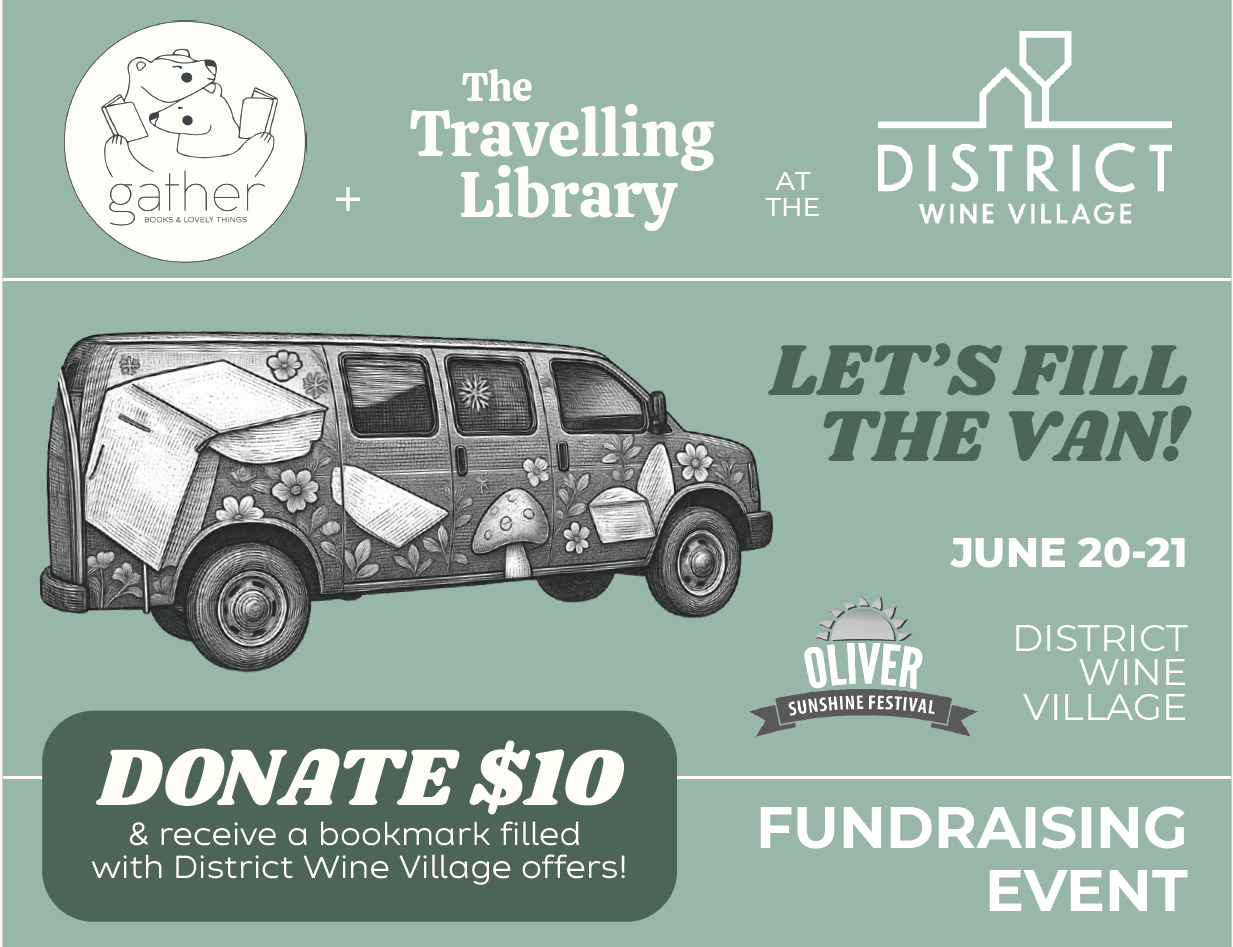 A fundraiser at the wine village for the mobile literacy van