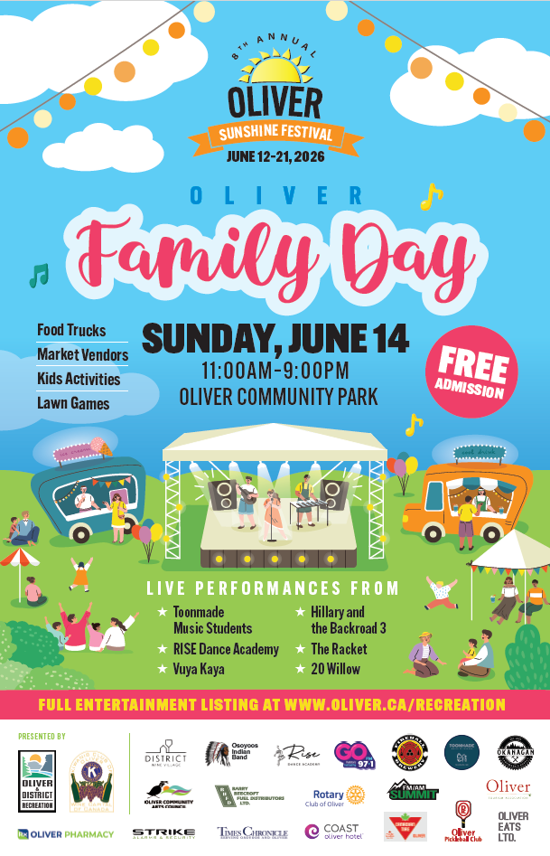 screenshot of family days event poster