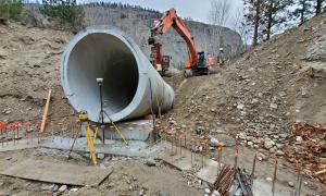 Gallagher Low Head Siphon Construction