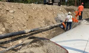 Low Head Siphon Construction August 2021