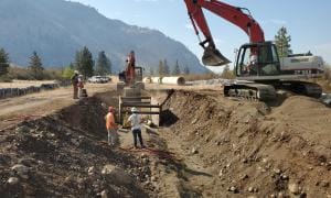 Low Head Siphon Construction August 2021