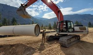 Low Head Siphon Construction August 2021