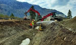 Low Head Siphon Construction August 2021