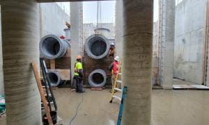 Low Head Siphon Construction