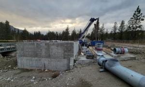 Low Head Siphon Construction August 2021