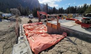 Low Head Siphon Construction August 2021