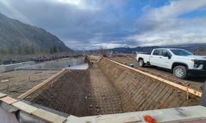 Gallagher Lake Siphon Construction