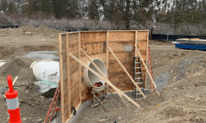Low Head Siphon Construction