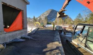 Low Head Siphon Construction
