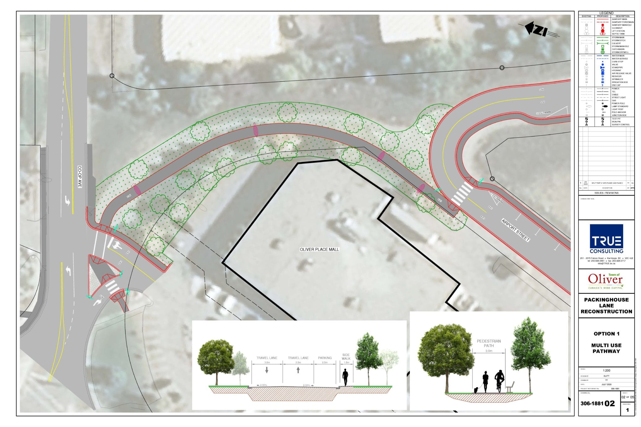 Packinghouse Lane Road Map