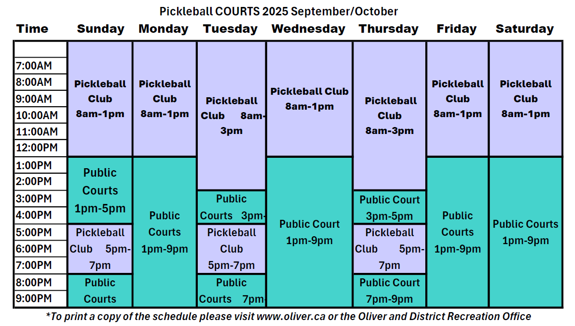September October Pickleball
