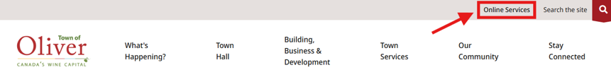 online services tab