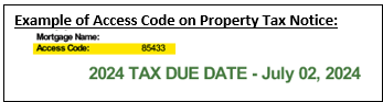 pt notice access code