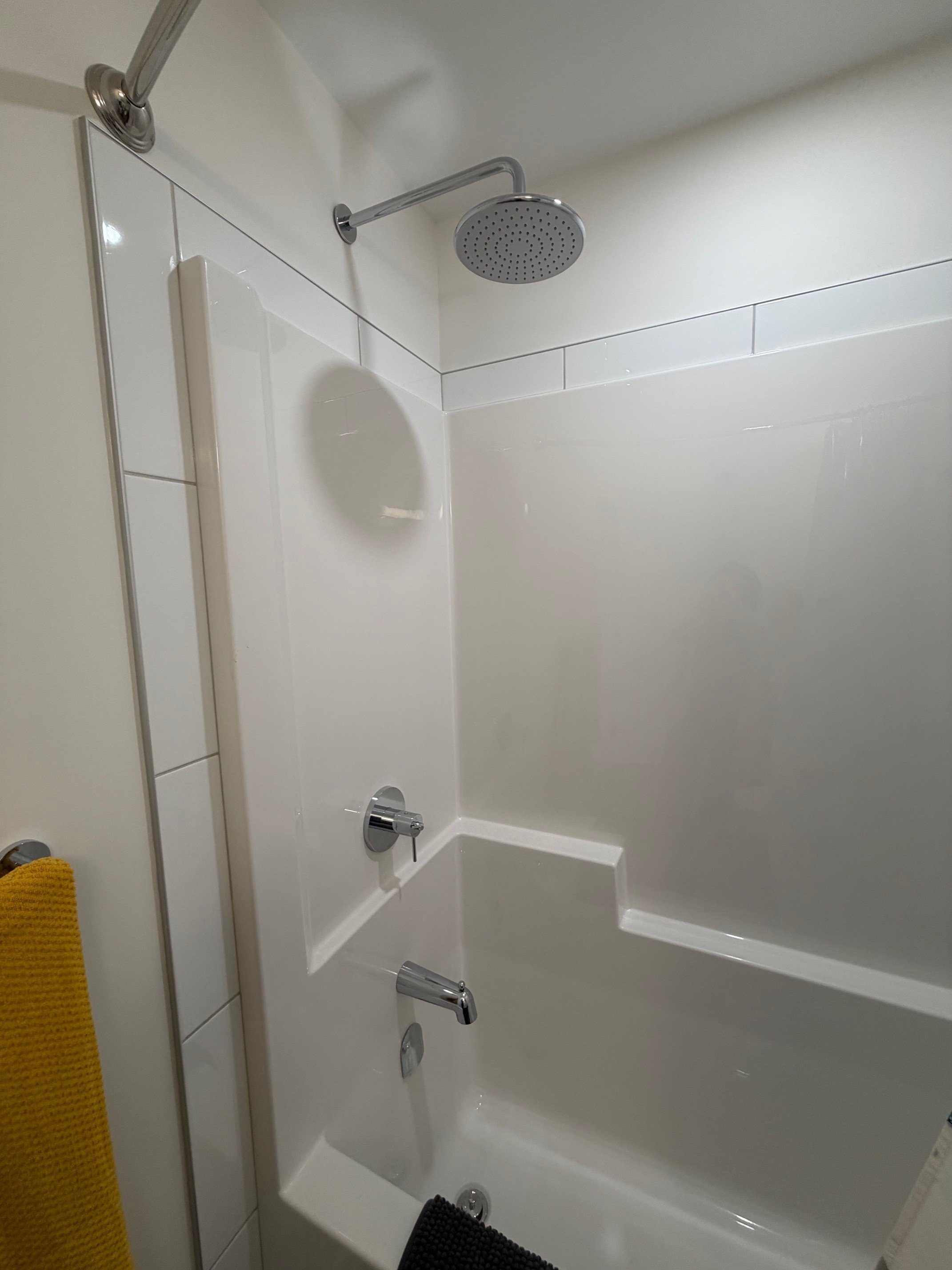 Unit 1 finished shower