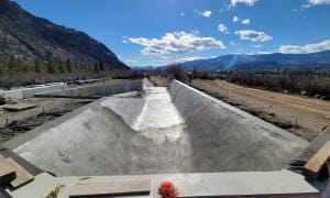 Gallagher Lake Siphon Construction