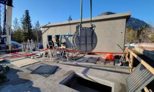 Low Head Siphon Construction