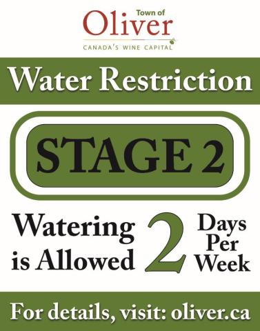 2022 Water Restriction Stage 2