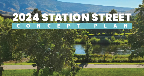2024 Station Street Concept with trees and river