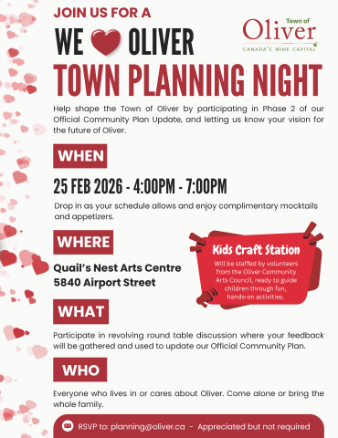 We Love Oliver Town Planning Night