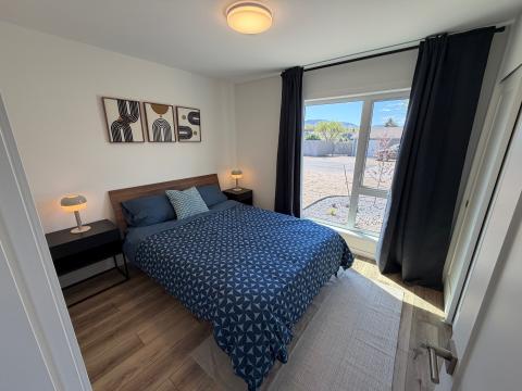 Unit 1 finished Bedroom 2 blinds open